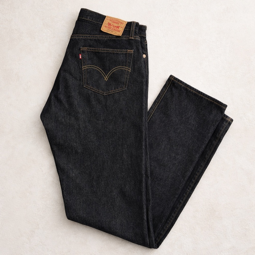 Levi’s 501 XX Dark Wash Jeans 33x32 Button Fly Classic Straight